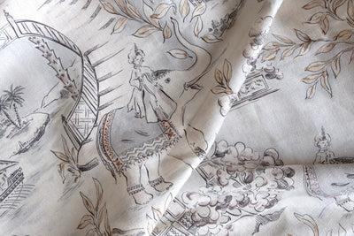 Nabateo Plomo Petra Fabric by Coordonné