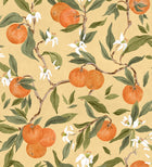 Naranjos Ocre Sevilla Fabric by Coordonné