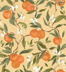 Naranjos Ocre Sevilla Fabric by Coordonné
