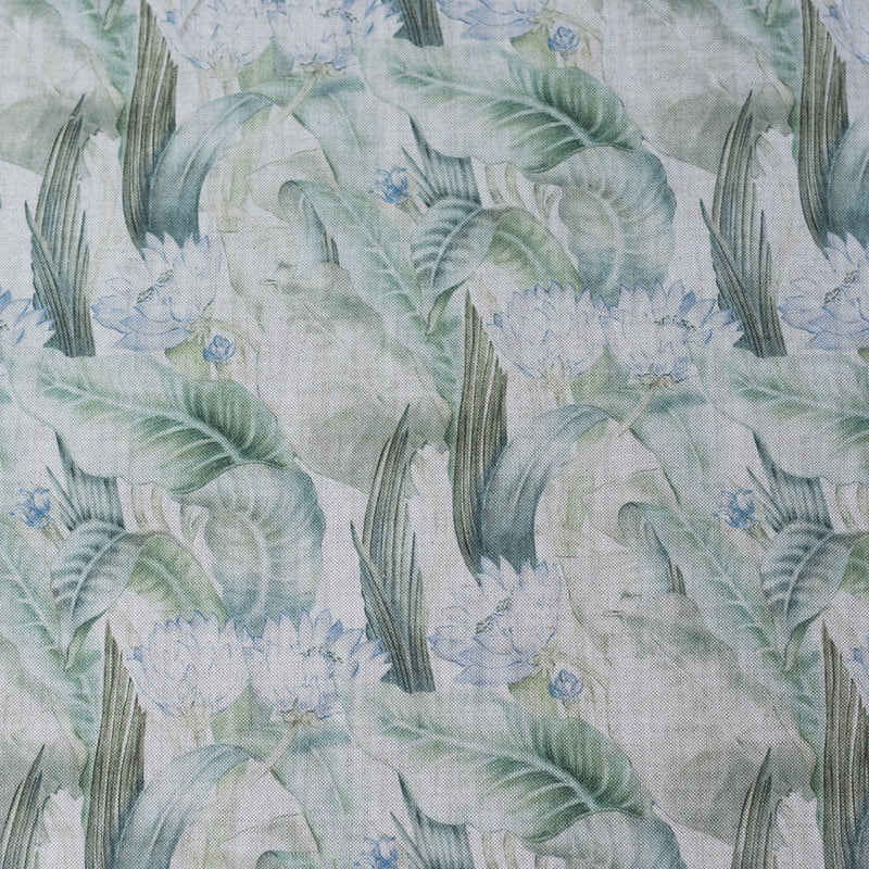 Nenuphars Menta Maasai Fabric by Coordonné