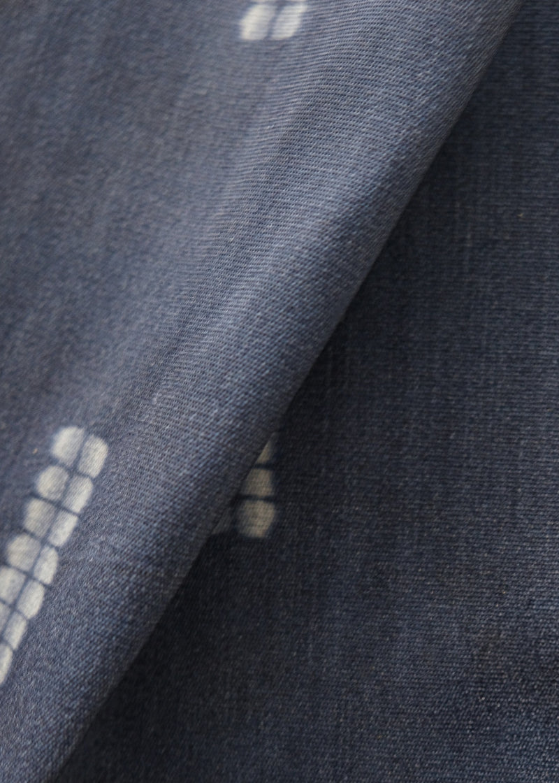Nui Indigo Shibori Outdoor Fabric by Coordonné