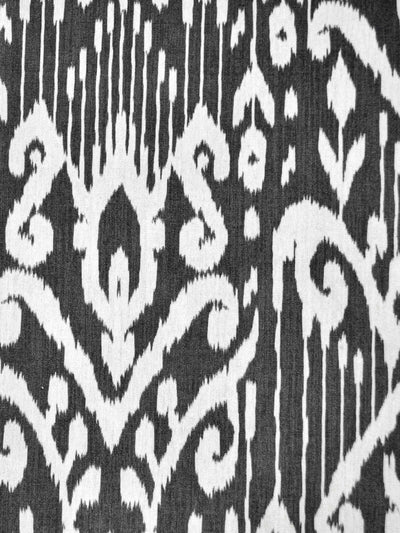 Padmasalis Black Ikart Outdoor Fabric by Coordonné