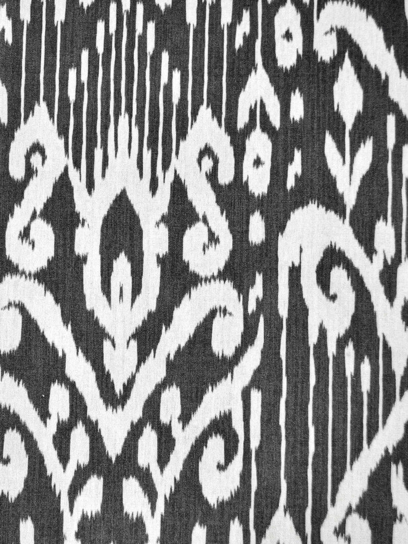 Padmasalis Black Ikart Outdoor Fabric by Coordonné