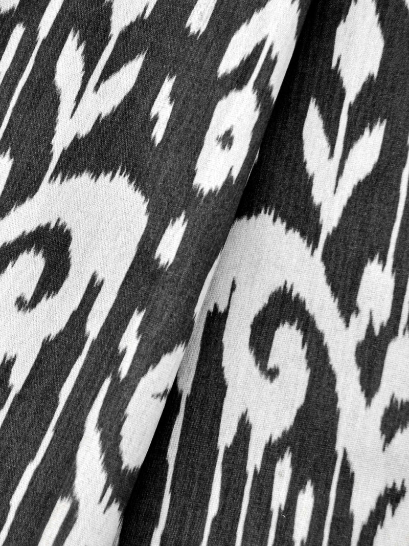 Padmasalis Black Ikart Outdoor Fabric by Coordonné