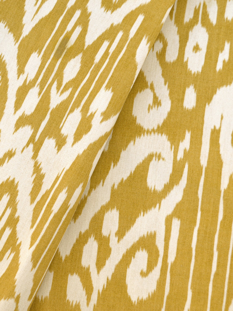 Padmasalis Mustard Ikart Outdoor Fabric by Coordonné
