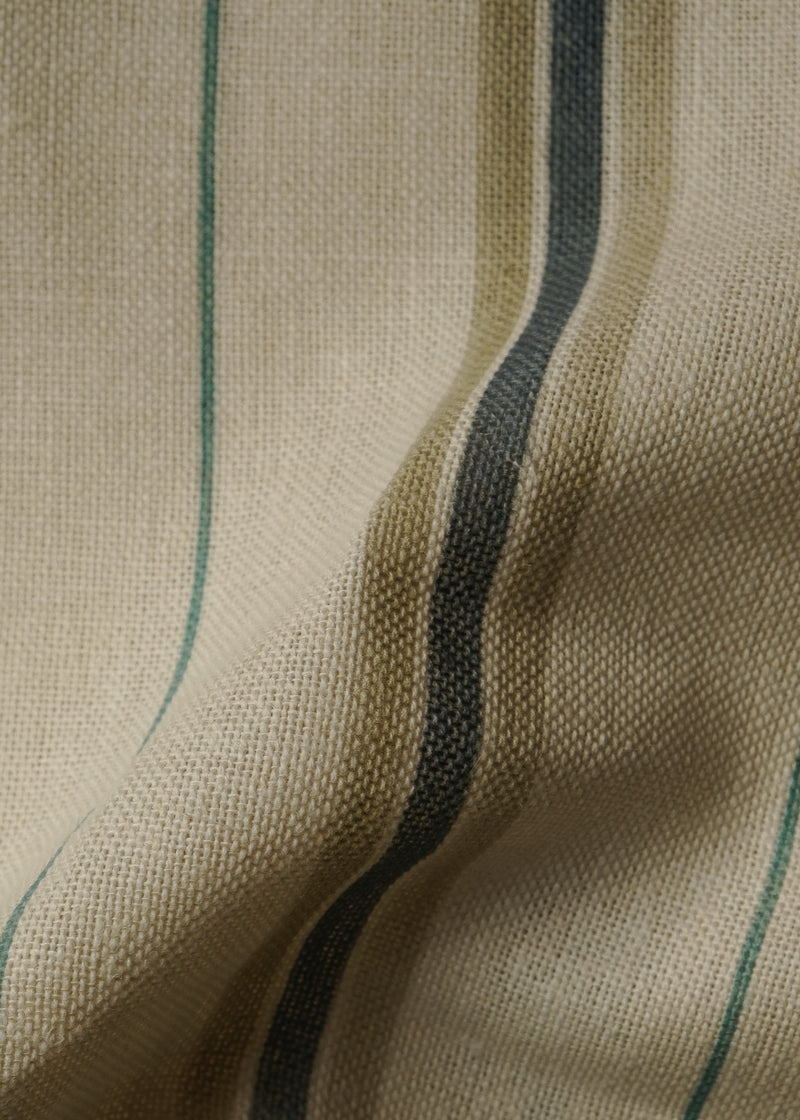 Rolling Stripes Aqua Cotswolds Fabric by Coordonné