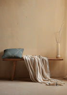 Rolling Stripes Aqua Cotswolds Fabric by Coordonné