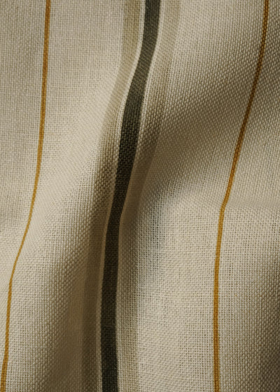 Rolling Stripes Black Cotswolds Fabric by Coordonné