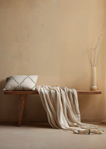 Rolling Stripes Mint Cotswolds Fabric by Coordonné
