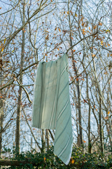 Rolling Stripes Sage Cotswolds Fabric by Coordonné
