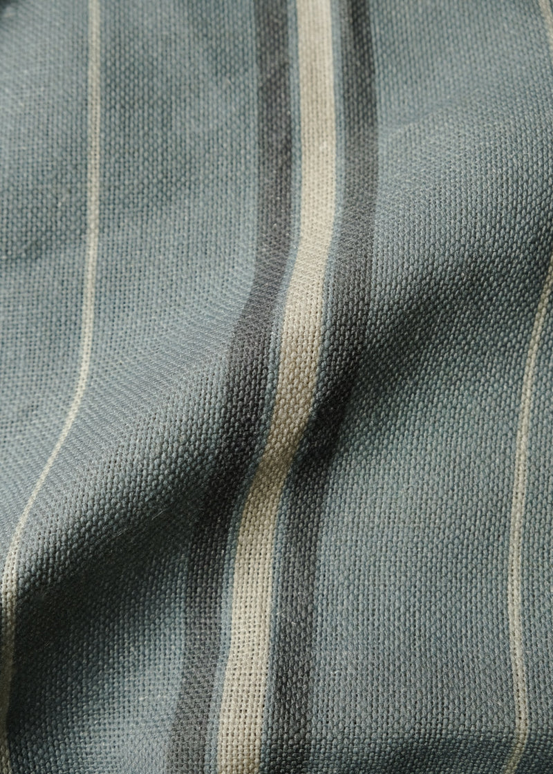 Rolling Stripes Sapphire Cotswolds Fabric by Coordonné