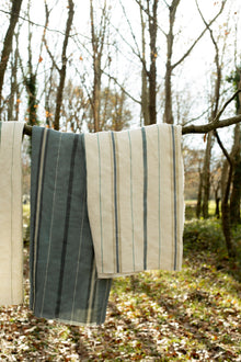 Rolling Stripes Sapphire Cotswolds Fabric by Coordonné