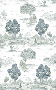 Royal Oak Aqua Cotswolds Fabric by Coordonné