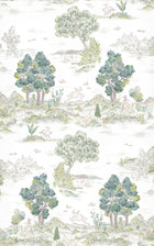 Royal Oak Mint Cotswolds Fabric by Coordonné