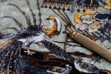 Sacred Pheasants Jade Forbidden City Fabric by Coordonné