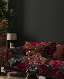 Sacred Pheasants Ruby Forbidden City Fabric by Coordonné