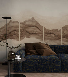 Sepia Lapislazuli Artisan Fabric by Coordonné