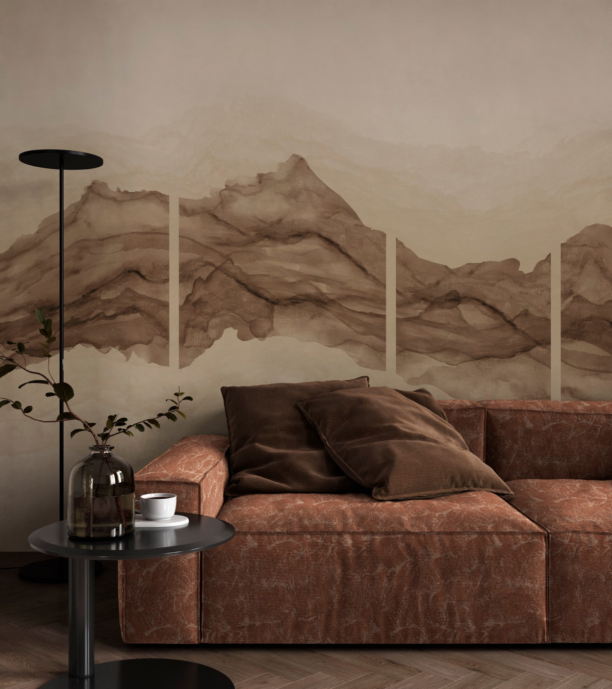 Sepia Sand Artisan Fabric by Coordonné