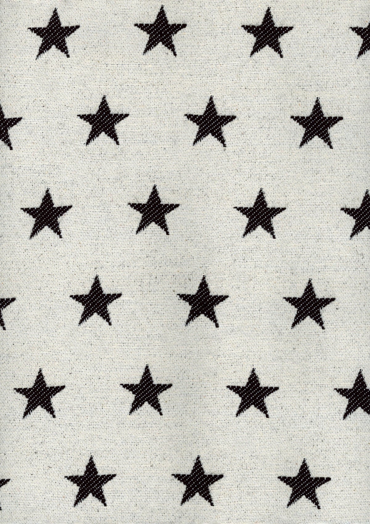 Stars Black Piccadilly Fabric by Coordonné