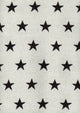 Stars Black Piccadilly Fabric by Coordonné