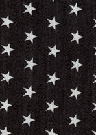 Stars Black Piccadilly Fabric by Coordonné