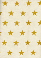Stars Curry Piccadilly Fabric by Coordonné