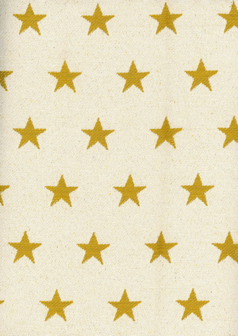 Stars Curry Piccadilly Fabric by Coordonné