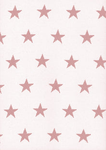 Stars Pink Piccadilly Fabric by Coordonné