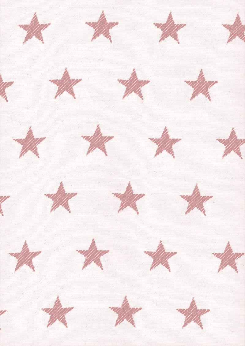 Stars Pink Piccadilly Fabric by Coordonné