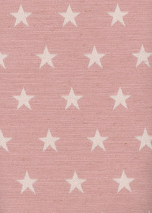 Stars Pink Piccadilly Fabric by Coordonné