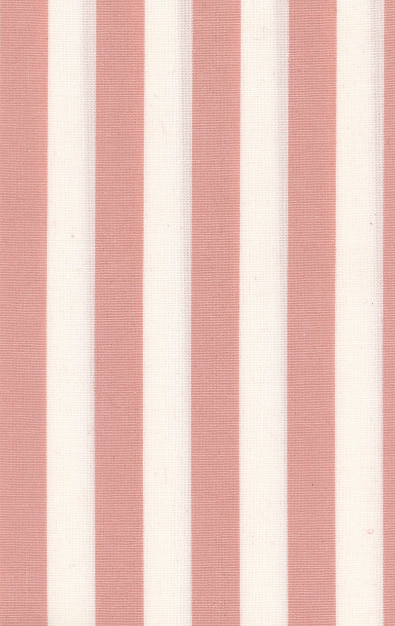 Stripes Pink Piccadilly Fabric by Coordonné