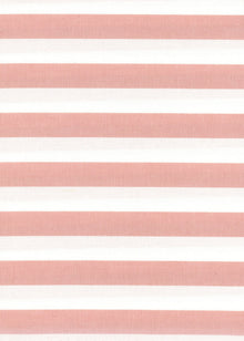 Stripes Pink Piccadilly Fabric by Coordonné