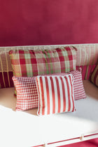 Stripes Red Piccadilly Fabric by Coordonné