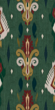 Sumba Green Ikart Outdoor II Fabric by Coordonné