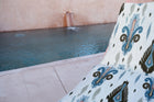 Sumba White Ikart Outdoor II Fabric by Coordonné