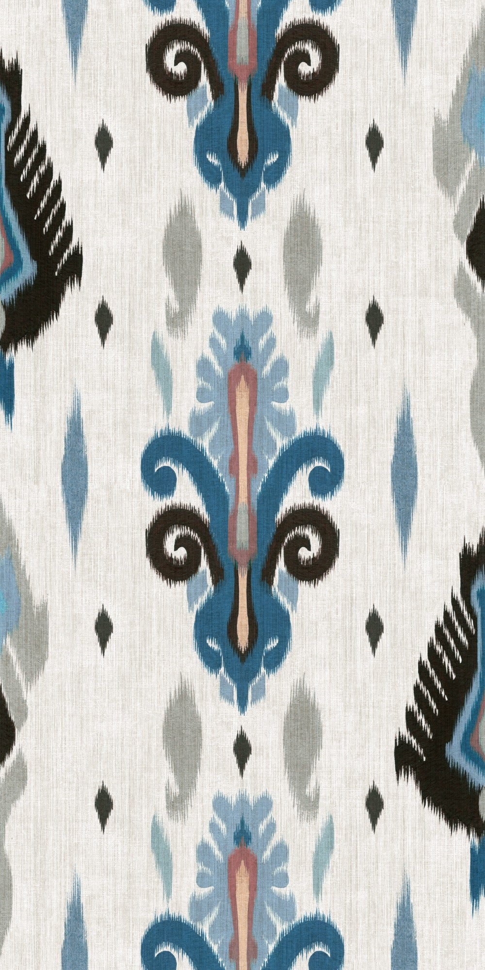 Sumba White Ikart Outdoor II Fabric by Coordonné