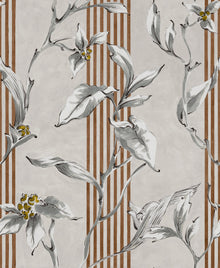 Trepadora Plata Palacio de Cristal Fabric by Coordonné
