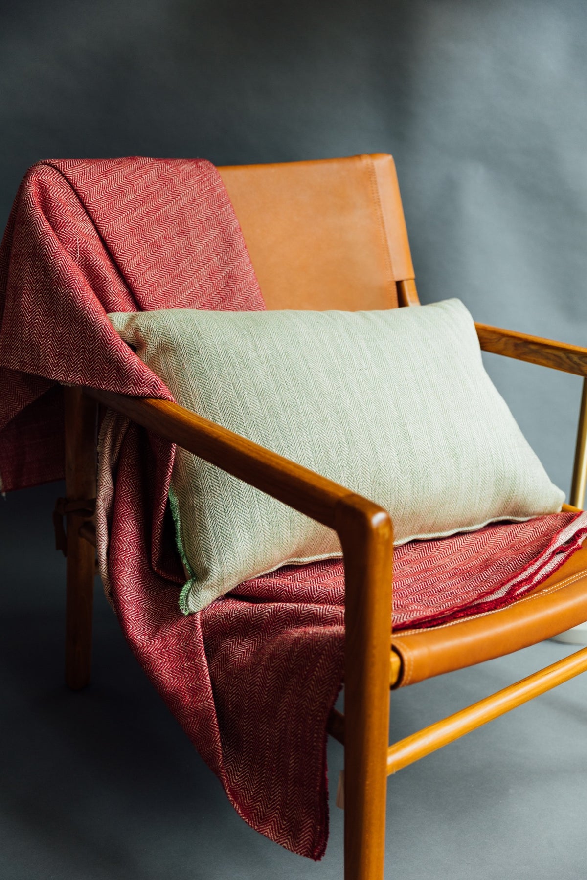 Twill Red Piccadilly Fabric by Coordonné