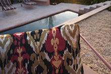 Uzbek Black Ikart Outdoor II Fabric by Coordonné