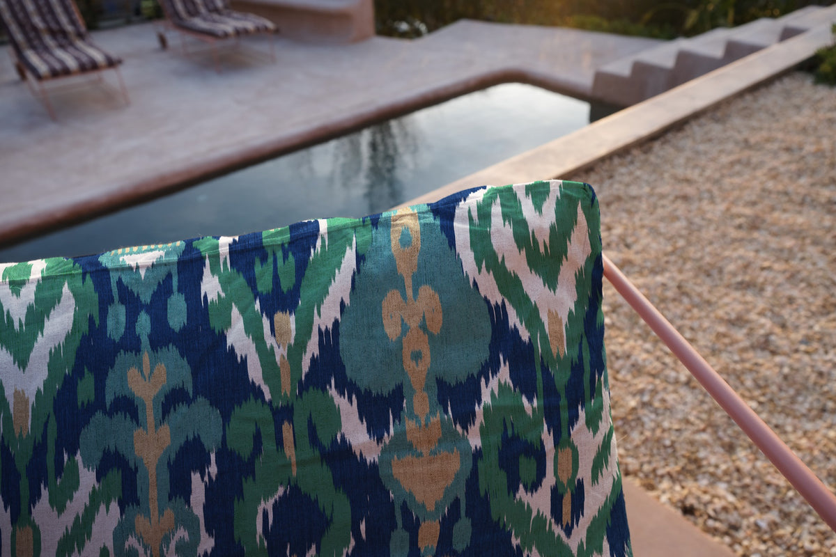 Uzbek Green Ikart Outdoor II Fabric by Coordonné