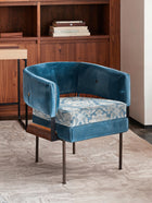 Venetian Damask Aqua Damaskus Fabric by Coordonné