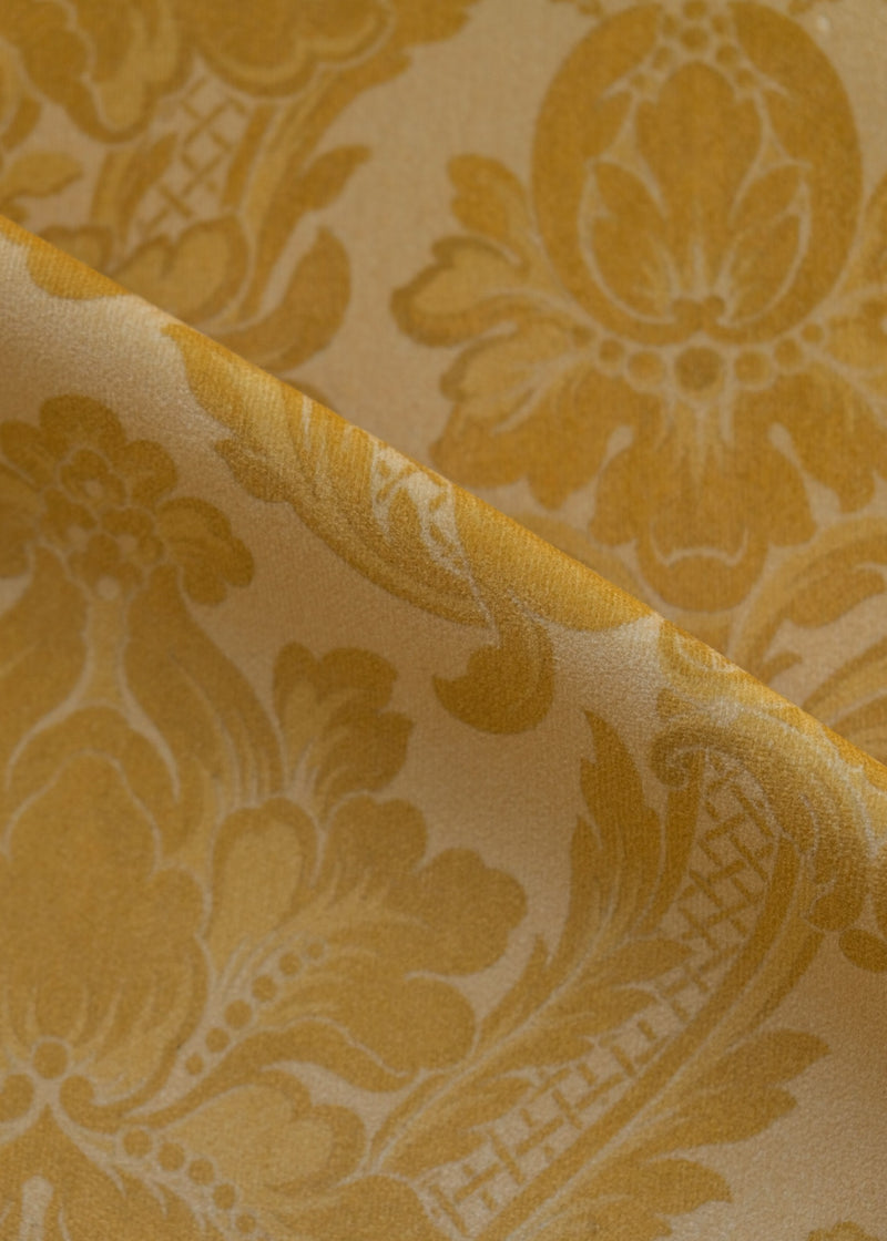 Venetian Damask Curry Damaskus Fabric by Coordonné