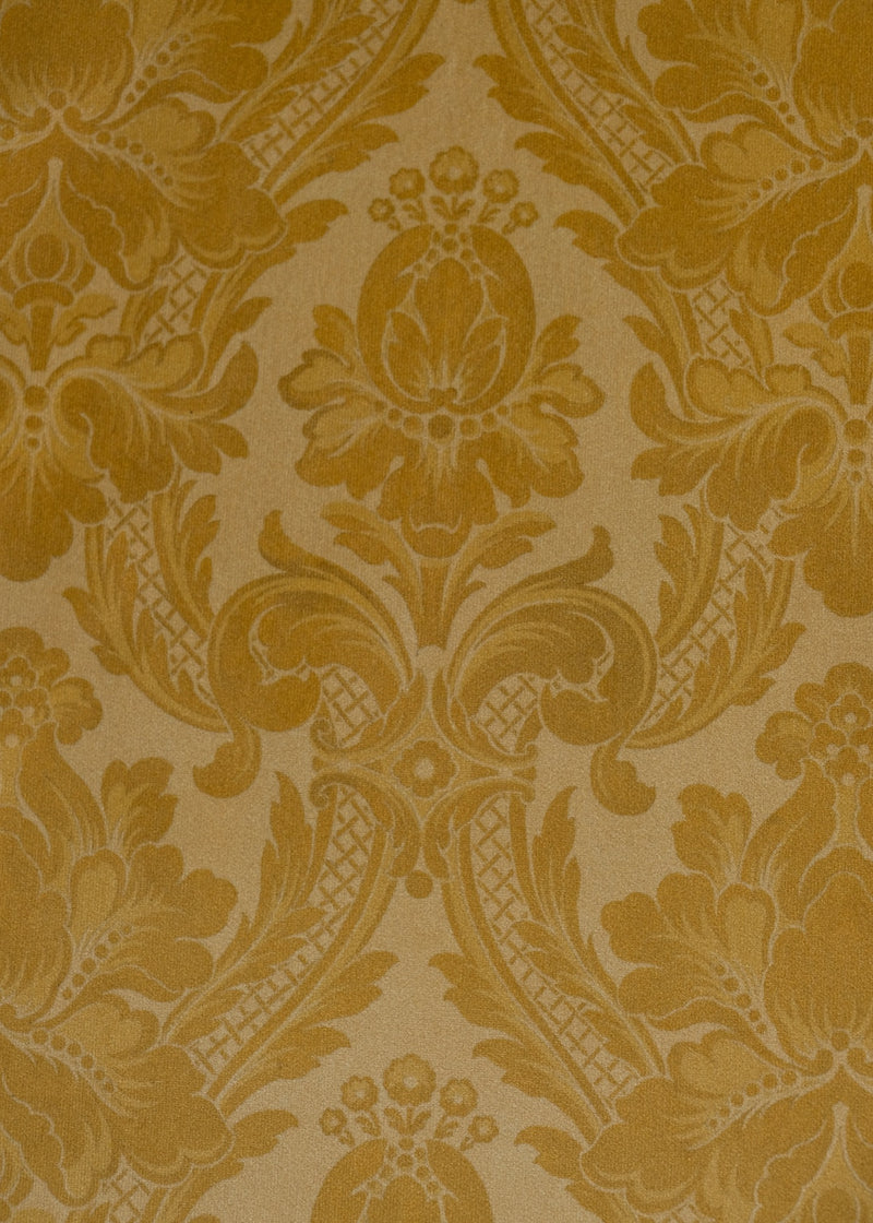Venetian Damask Curry Damaskus Fabric by Coordonné
