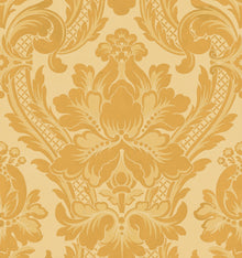 Venetian Damask Curry Damaskus Fabric by Coordonné