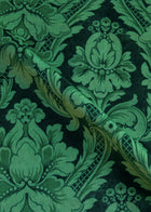 Venetian Damask Emerald Damaskus Fabric by Coordonné