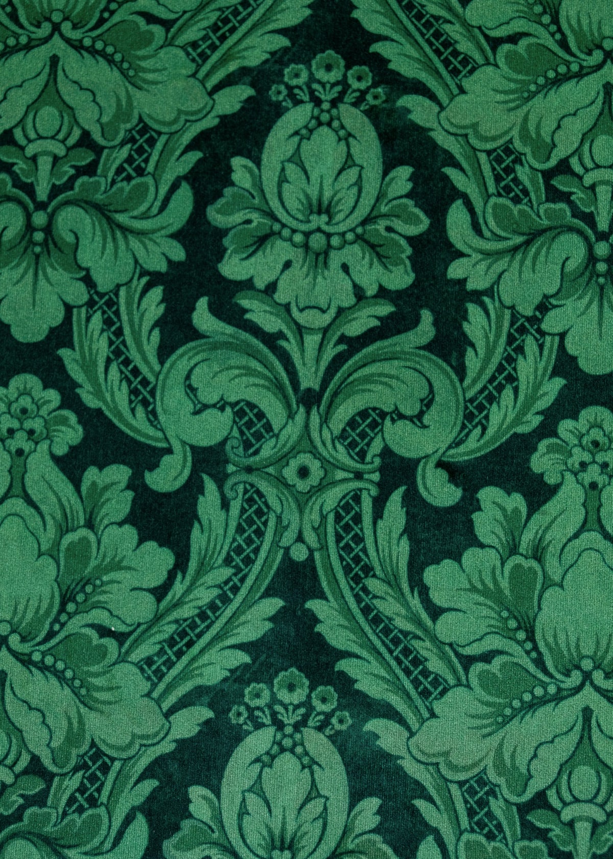Venetian Damask Emerald Damaskus Fabric by Coordonné