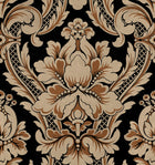Venetian Damask Onyx Damaskus Fabric by Coordonné