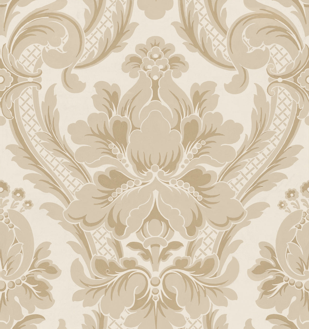 Venetian Damask Papyrus Damaskus Fabric by Coordonné