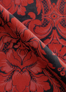 Venetian Damask Ruby Damaskus Fabric by Coordonné