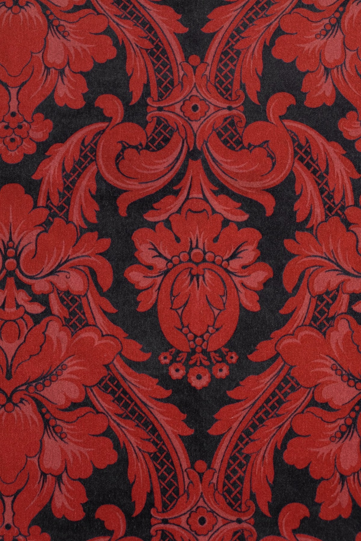 Venetian Damask Ruby Damaskus Fabric by Coordonné